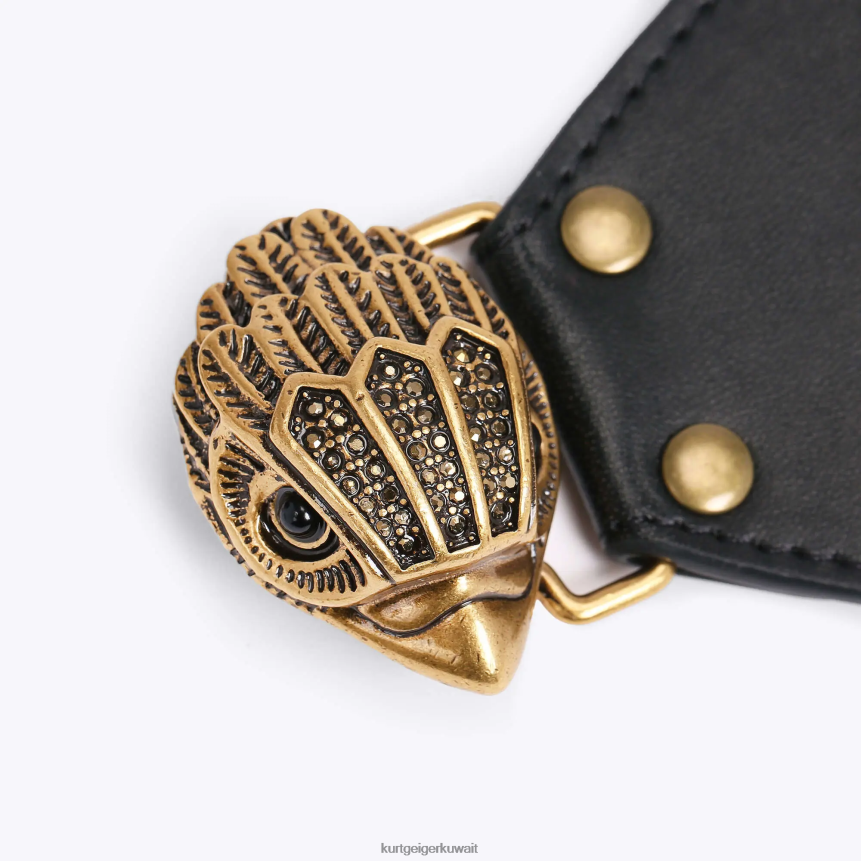 كيلووات Kurt Geiger نحيف نسر لندن تمتد 65 حزام أسود X06PDH567 | مُكَمِّلات