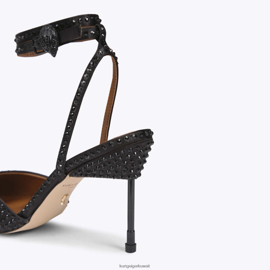 كيلووات Kurt Geiger نحيف لندن بوند 90 كاحل قريب من أصابع القدم أسود X06PDH342 | أحذية