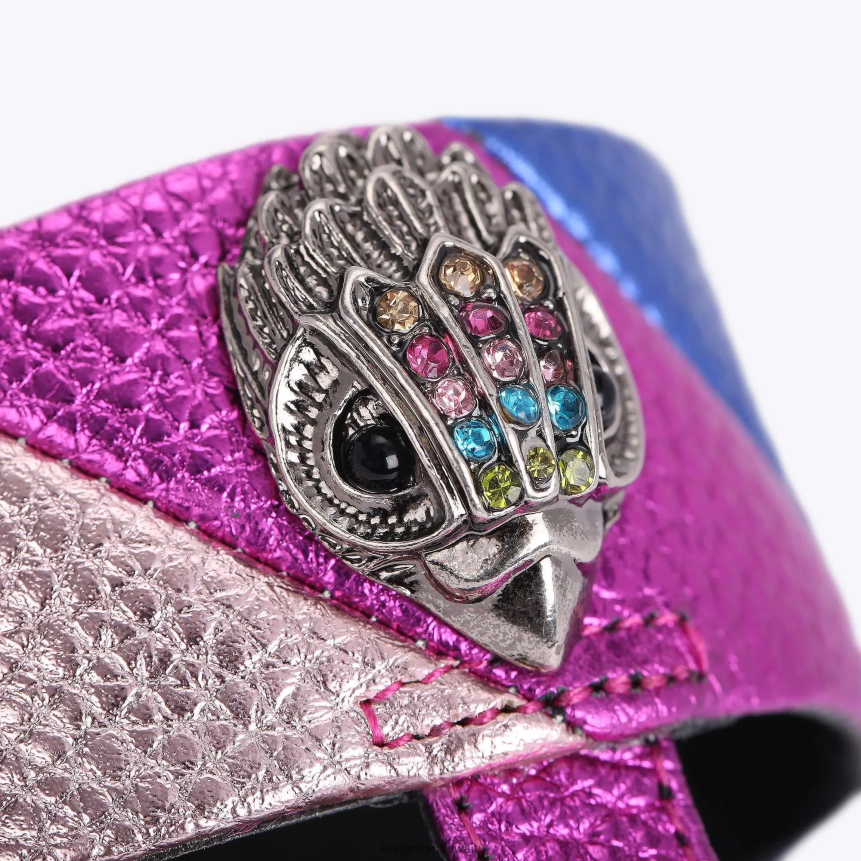 كيلووات Kurt Geiger نحيف صندل لندن كنسينغتون على شكل حرف T متعددة / أخرى X06PDH164 | أحذية