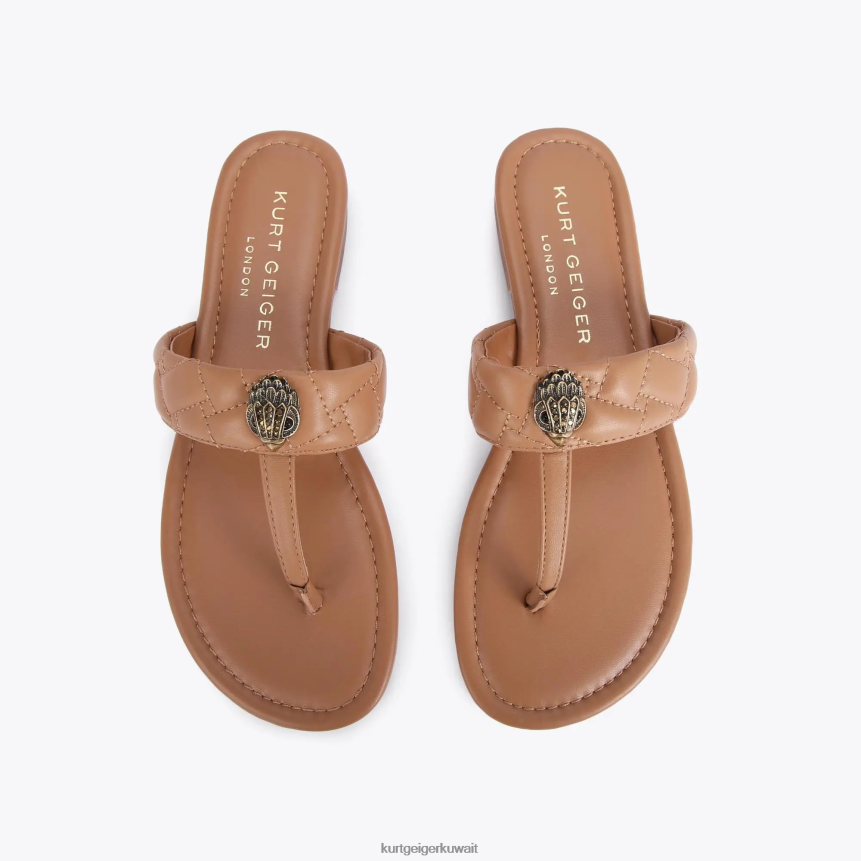 كيلووات Kurt Geiger نحيف صندل لندن كنسينغتون على شكل حرف T جمل X06PDH452 | أحذية