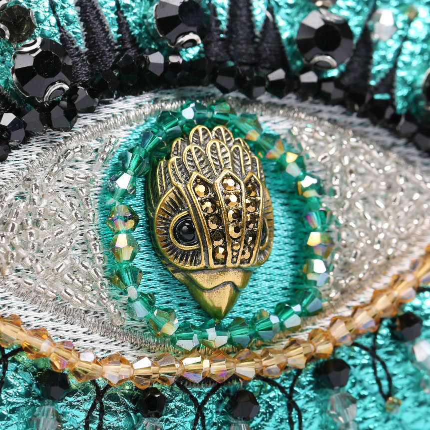 كيلووات Kurt Geiger نحيف محفظة لندن كنسينغتون على شكل عين بط نهري صغير X06PDH111 | أكياس