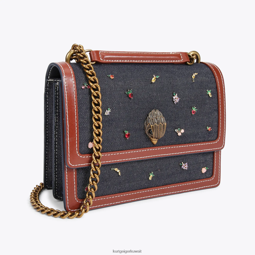 كيلووات Kurt Geiger نحيف لندن شورديتش كروس بودي أخرى زرقاء X06PDH121 | أكياس