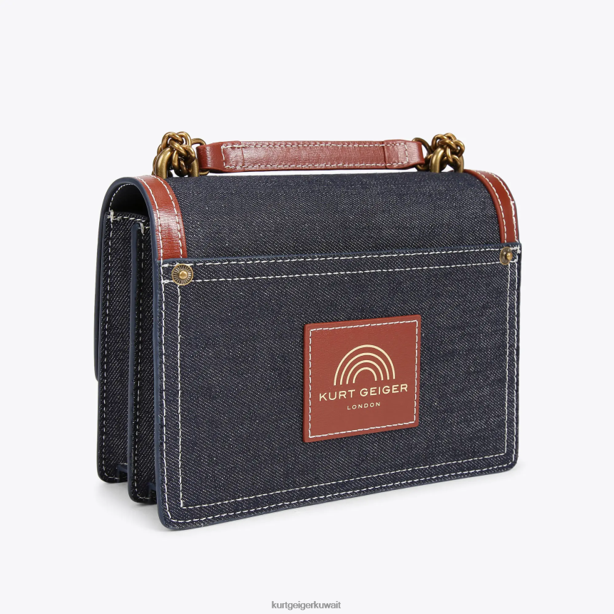 كيلووات Kurt Geiger نحيف لندن شورديتش كروس بودي أخرى زرقاء X06PDH121 | أكياس