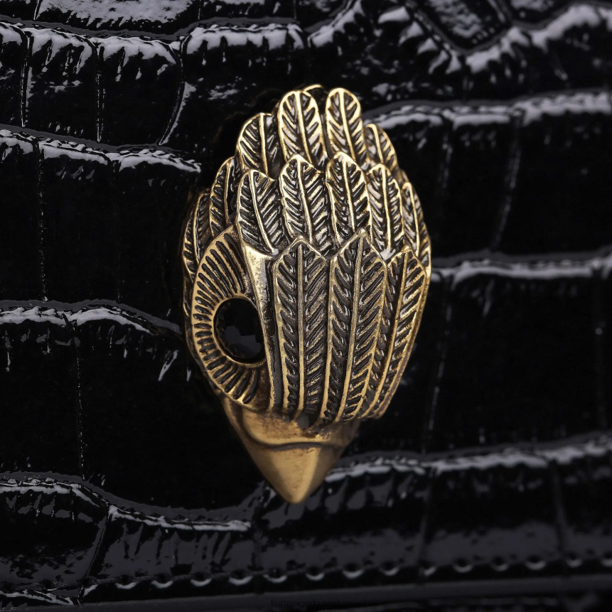 كيلووات Kurt Geiger نحيف لندن شورديتش كروس بودي أسود X06PDH123 | أكياس