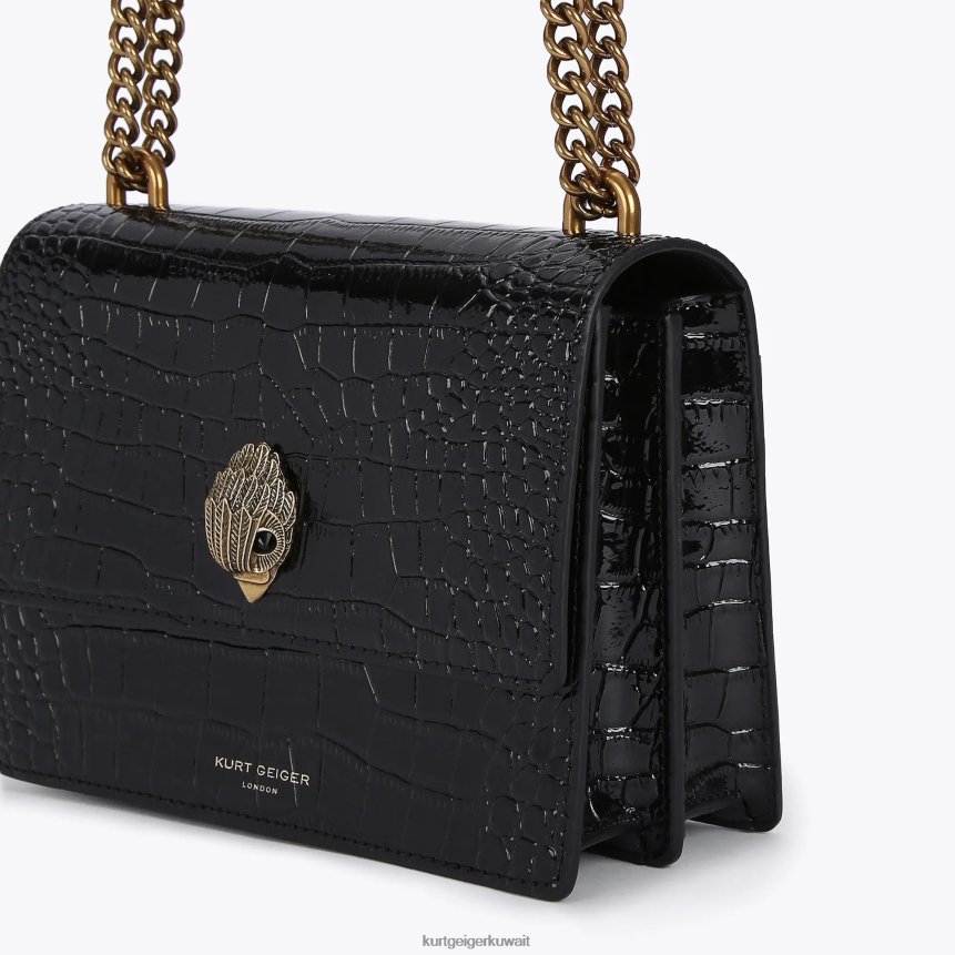 كيلووات Kurt Geiger نحيف لندن شورديتش كروس بودي أسود X06PDH123 | أكياس