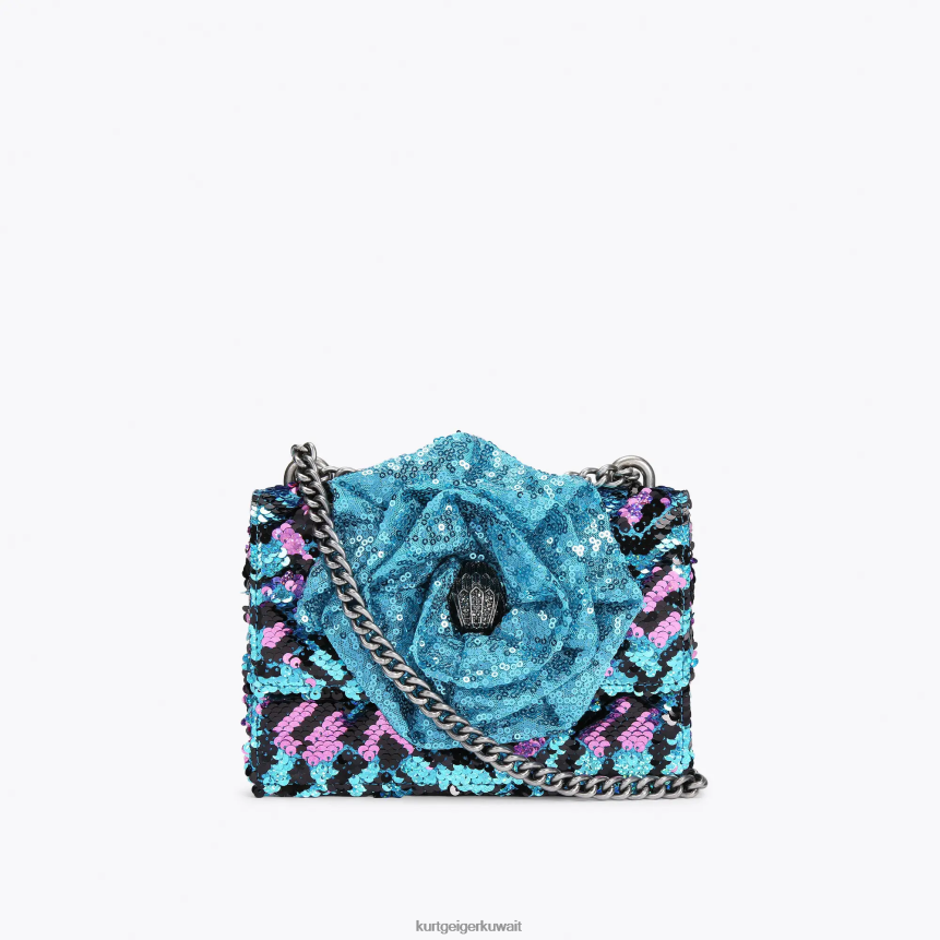 كيلووات Kurt Geiger نحيف لندن شورديتش كروس بودي صغير الفيروز X06PDH126 | أكياس