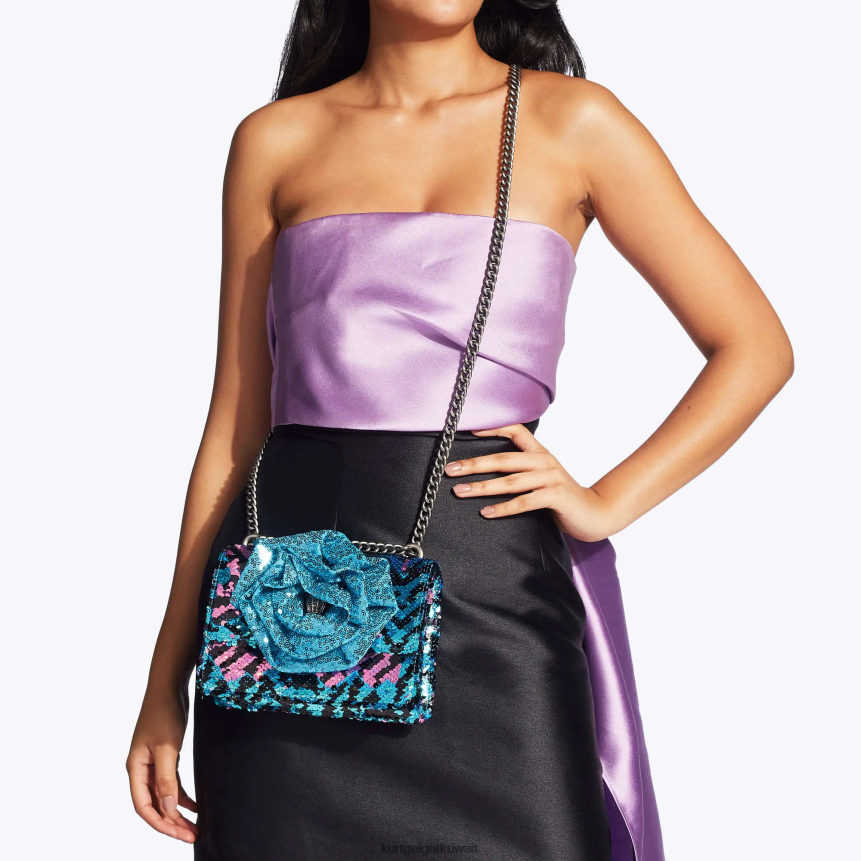 كيلووات Kurt Geiger نحيف لندن شورديتش كروس بودي صغير الفيروز X06PDH126 | أكياس