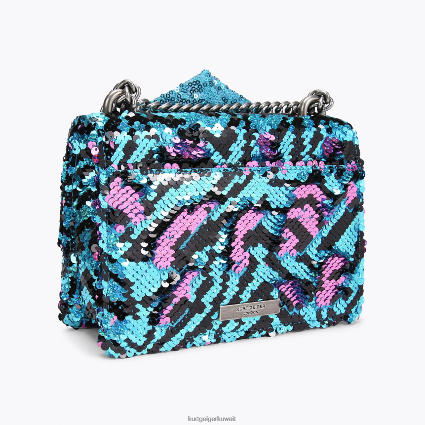 كيلووات Kurt Geiger نحيف لندن شورديتش كروس بودي صغير الفيروز X06PDH126 | أكياس