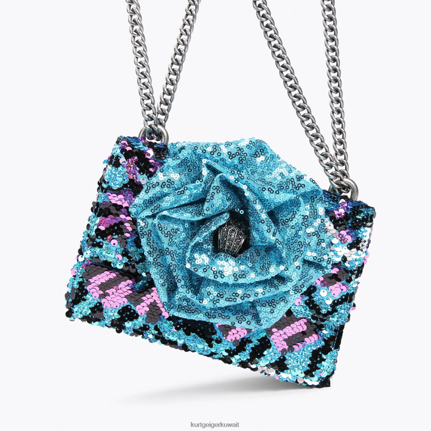 كيلووات Kurt Geiger نحيف لندن شورديتش كروس بودي صغير الفيروز X06PDH126 | أكياس