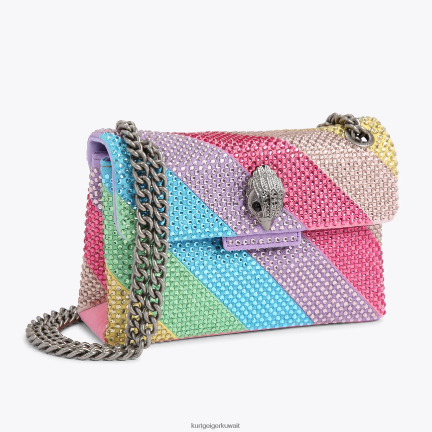 كيلووات Kurt Geiger نحيف قماش لندن ميني كنسينغتون متعددة / أخرى X06PDH12 | أكياس