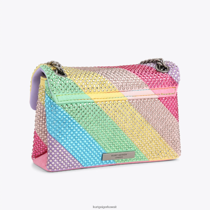 كيلووات Kurt Geiger نحيف قماش لندن ميني كنسينغتون متعددة / أخرى X06PDH12 | أكياس