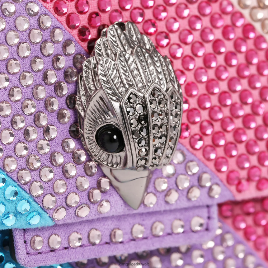 كيلووات Kurt Geiger نحيف قماش لندن ميني كنسينغتون متعددة / أخرى X06PDH12 | أكياس