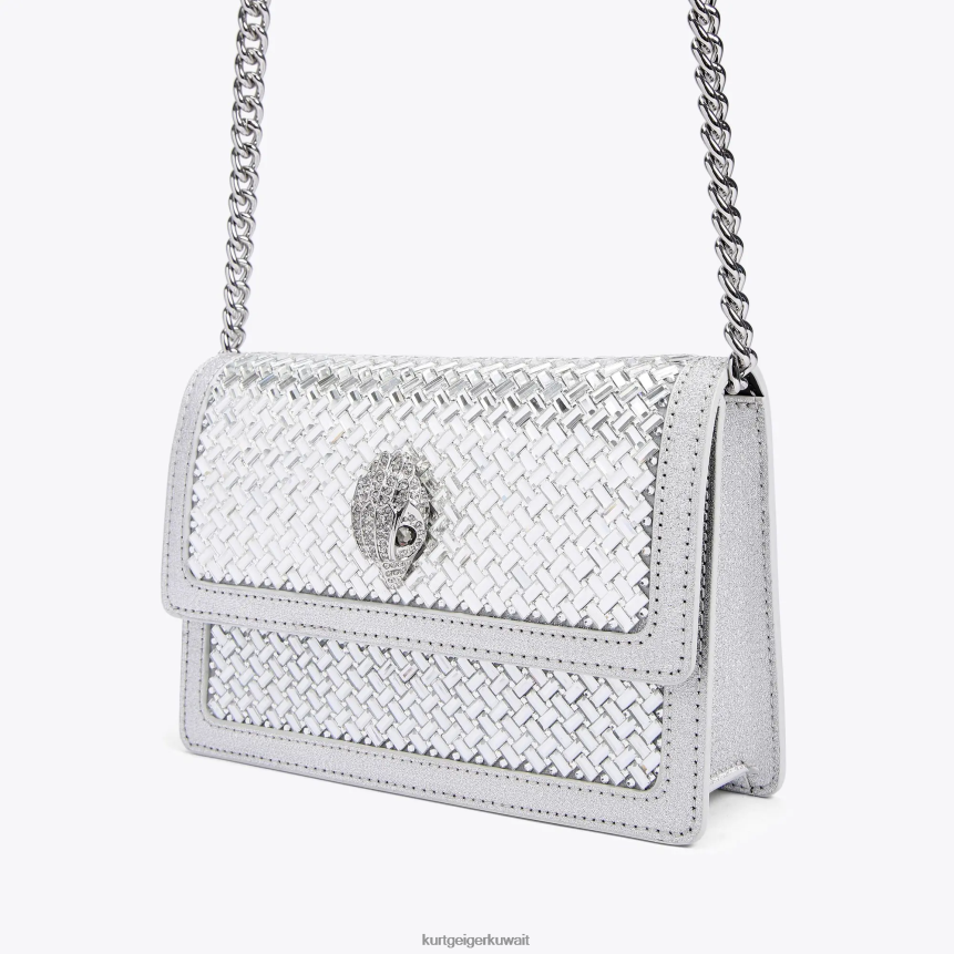 كيلووات Kurt Geiger نحيف لندن شورديتش كروس بودي صغير مزيج معدني X06PDH130 | أكياس