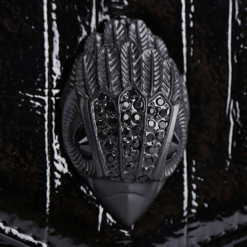 كيلووات Kurt Geiger نحيف مظروف شورديتش لندن أسود X06PDH131 | أكياس