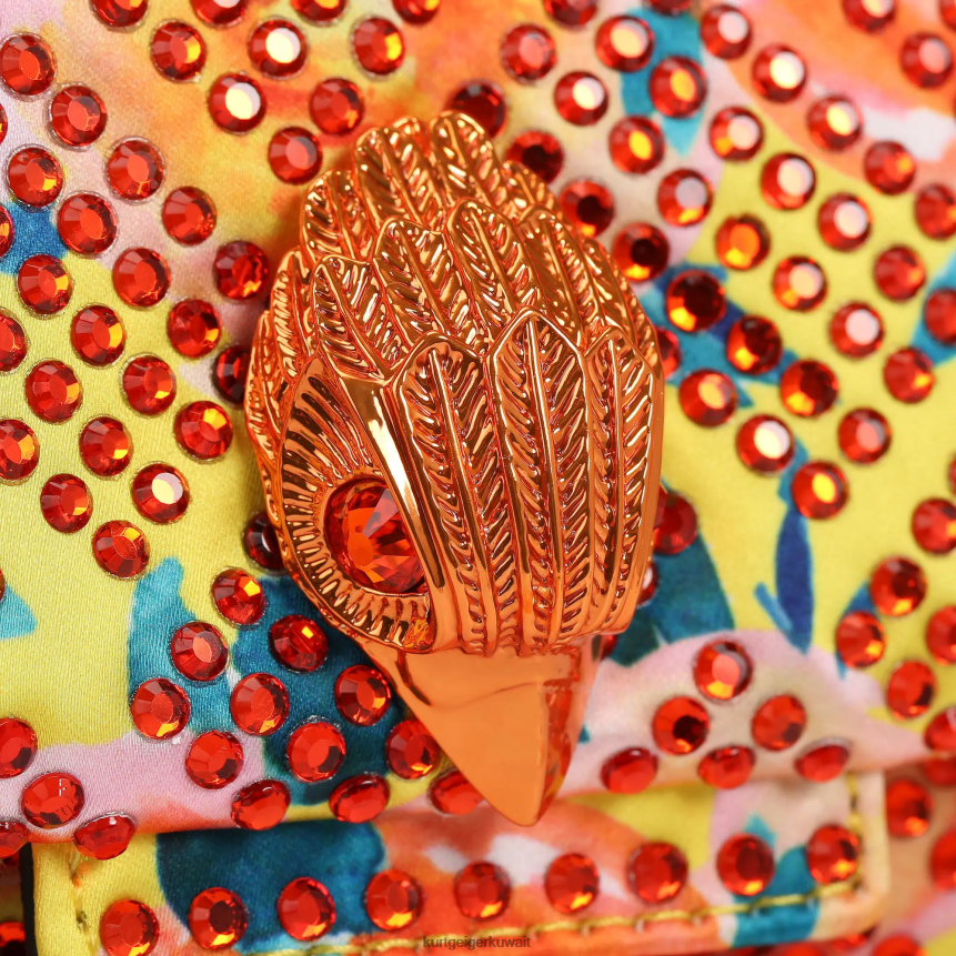 كيلووات Kurt Geiger نحيف قماش لندن ميني كنسينغتون البرتقالي X06PDH13 | أكياس