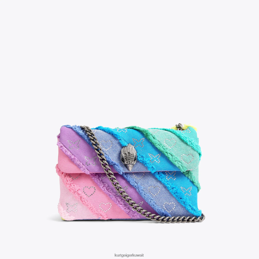 كيلووات Kurt Geiger نحيف لندن الدينيم المتوسطة كينسينغتون متعددة / أخرى X06PDH14 | أكياس