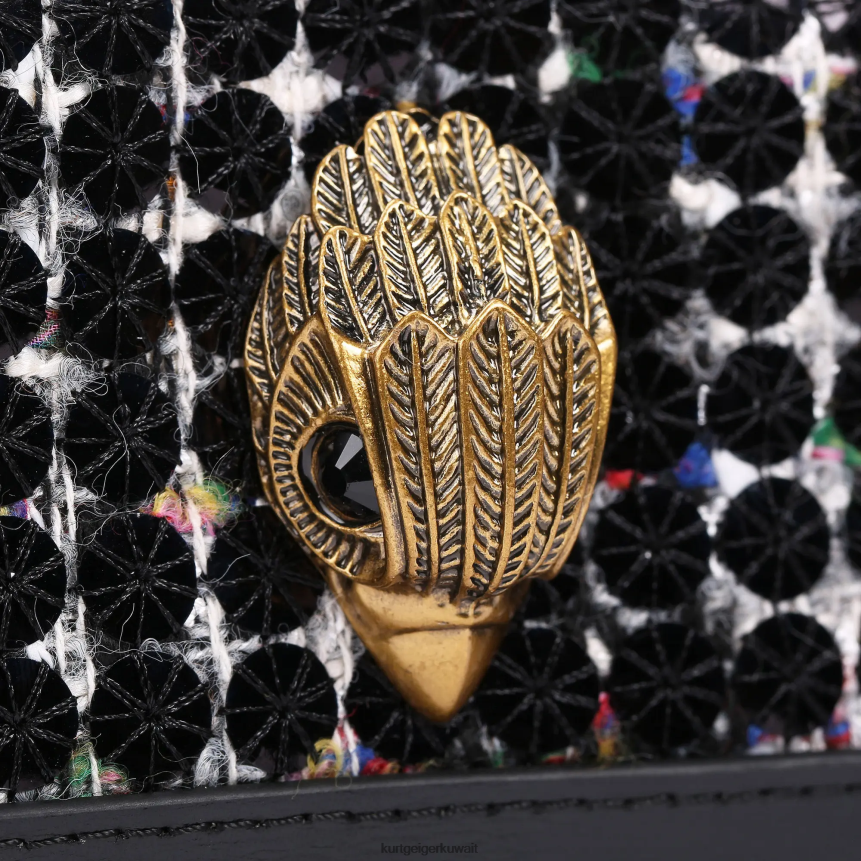 كيلووات Kurt Geiger نحيف لندن شورديتش كروس بودي صغير أسود X06PDH140 | أكياس