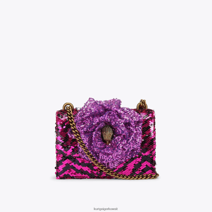 كيلووات Kurt Geiger نحيف لندن شورديتش كروس بودي صغير أرجواني X06PDH143 | أكياس