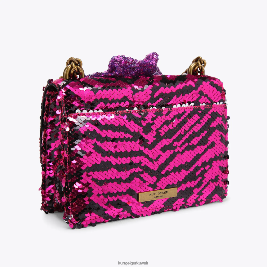 كيلووات Kurt Geiger نحيف لندن شورديتش كروس بودي صغير أرجواني X06PDH143 | أكياس