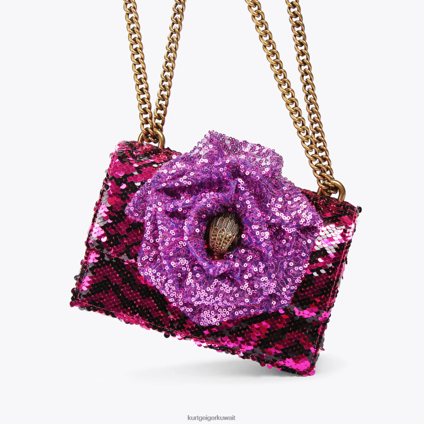 كيلووات Kurt Geiger نحيف لندن شورديتش كروس بودي صغير أرجواني X06PDH143 | أكياس