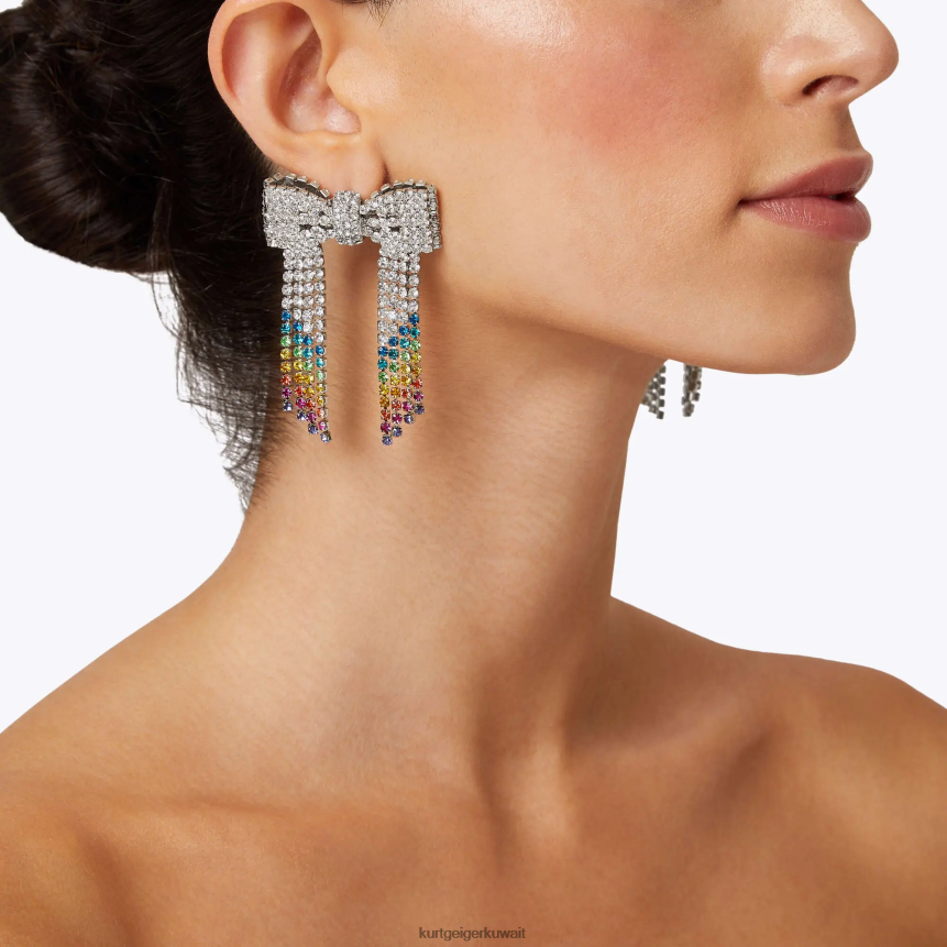 كيلووات Kurt Geiger نحيف لندن قوس قزح الأقراط القوس متعددة / أخرى X06PDH150 | مُكَمِّلات