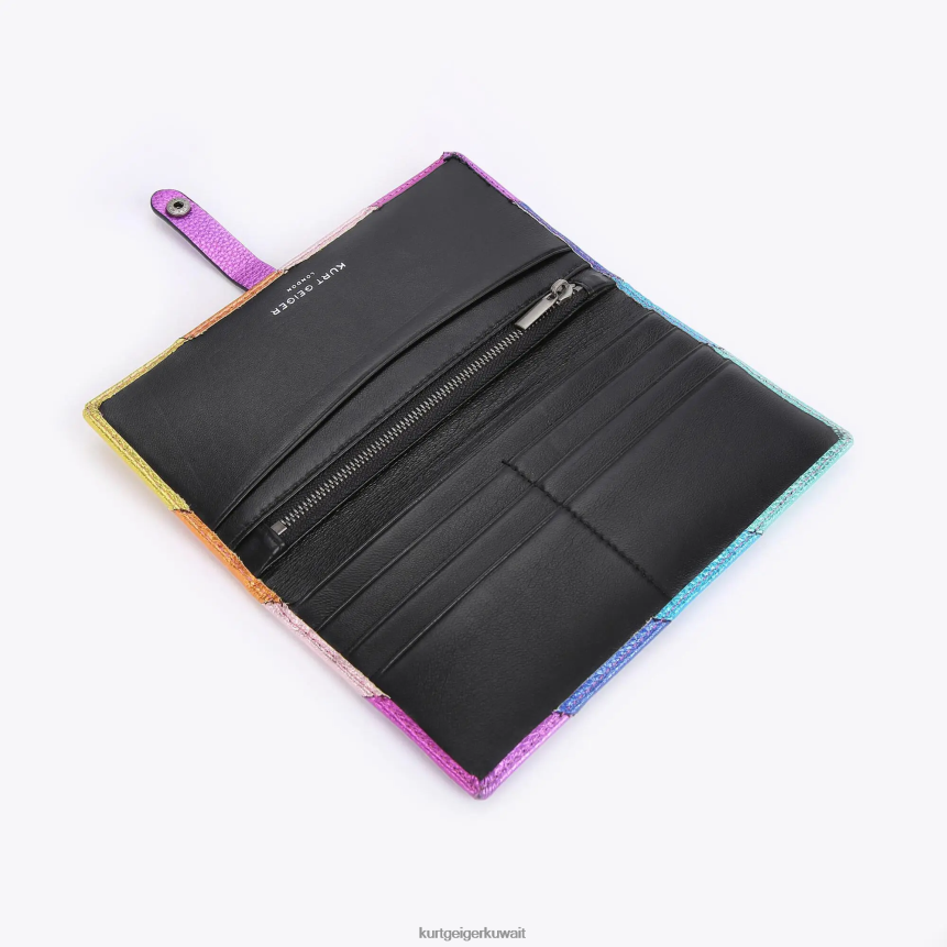 كيلووات Kurt Geiger نحيف محفظة لندن الجلدية الناعمة متعددة / أخرى X06PDH154 | أكياس