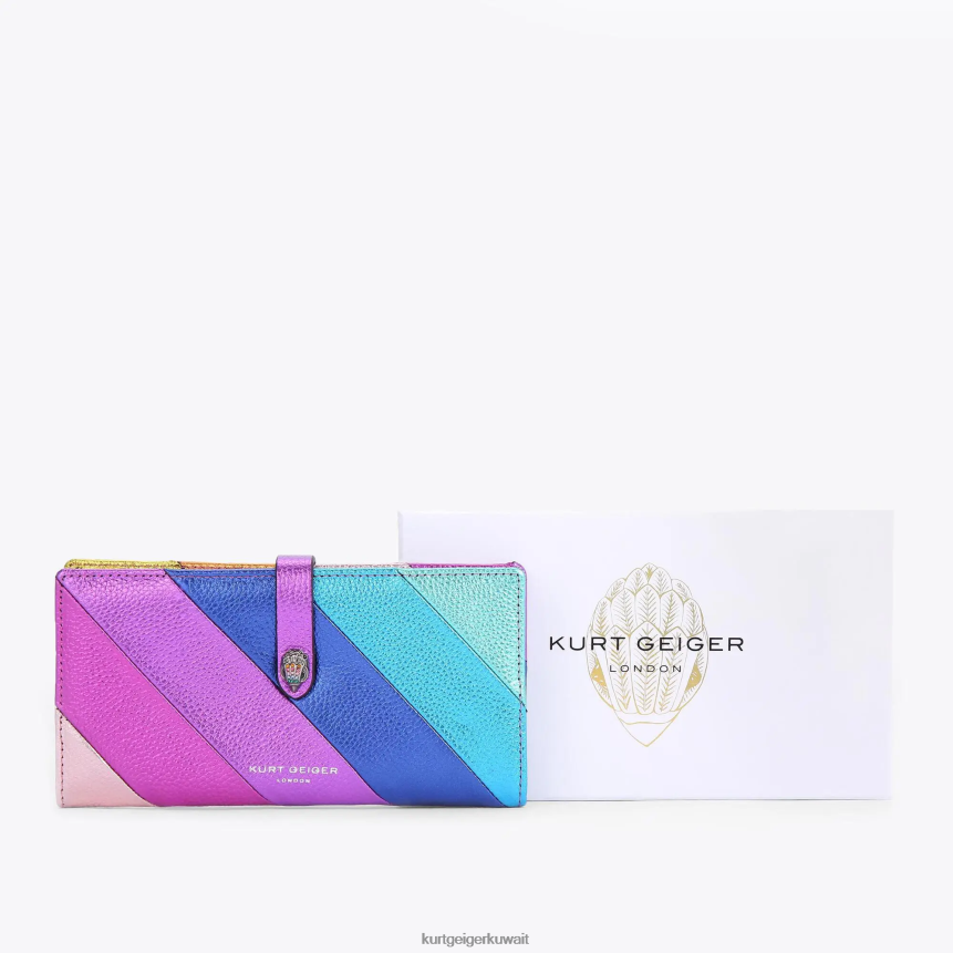 كيلووات Kurt Geiger نحيف محفظة لندن الجلدية الناعمة متعددة / أخرى X06PDH154 | أكياس