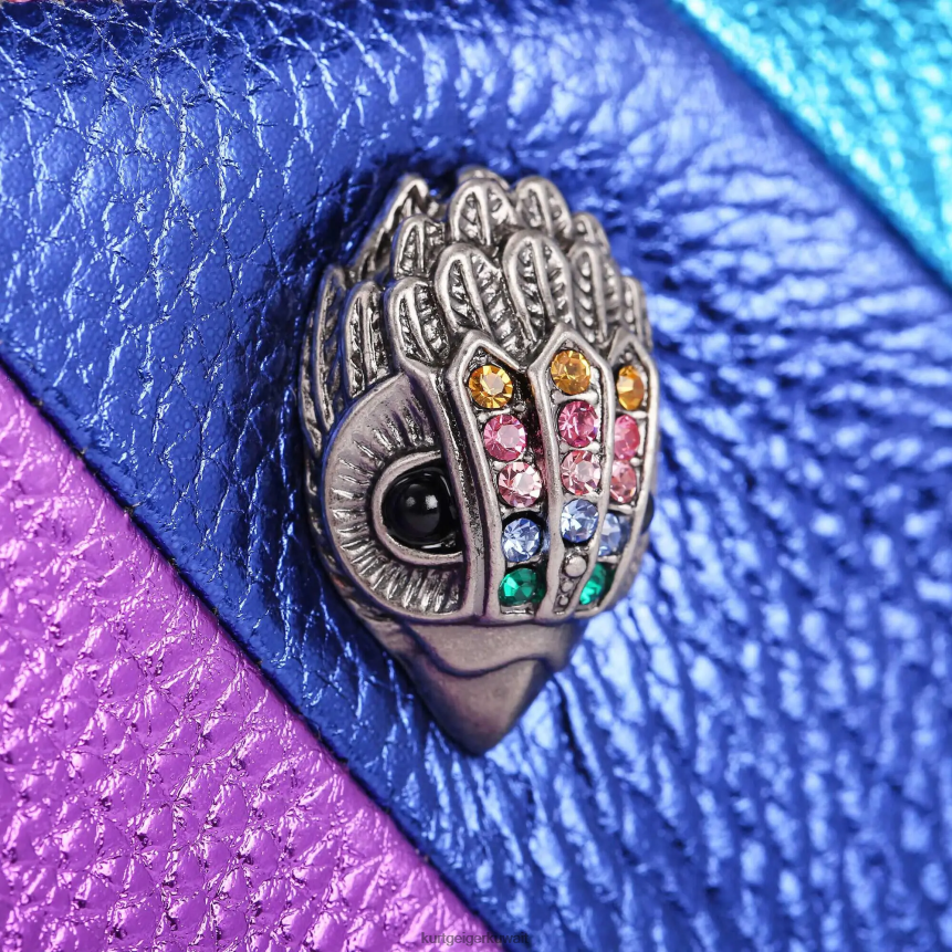 كيلووات Kurt Geiger نحيف لندن كينسينغتون الرمز البريدي حول المحفظة متعددة / أخرى X06PDH155 | أكياس