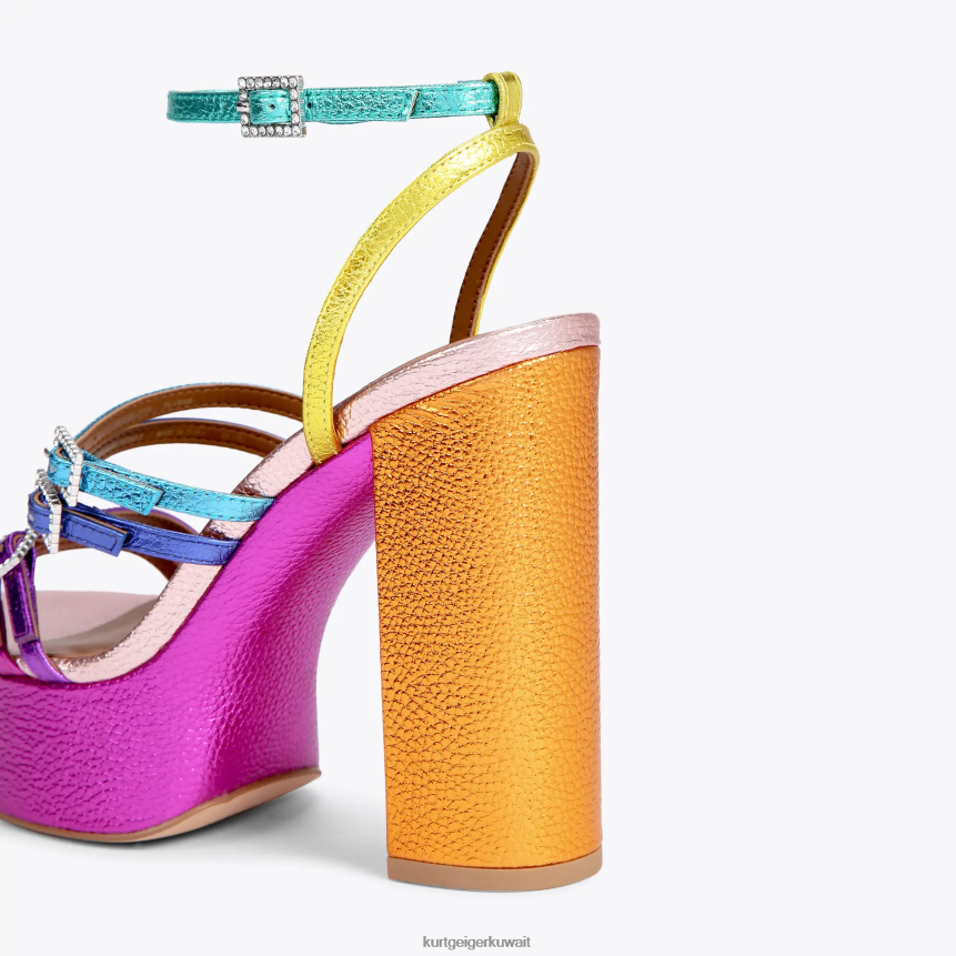 كيلووات Kurt Geiger نحيف لندن بييرا منصة عالية متعددة / أخرى X06PDH161 | أحذية