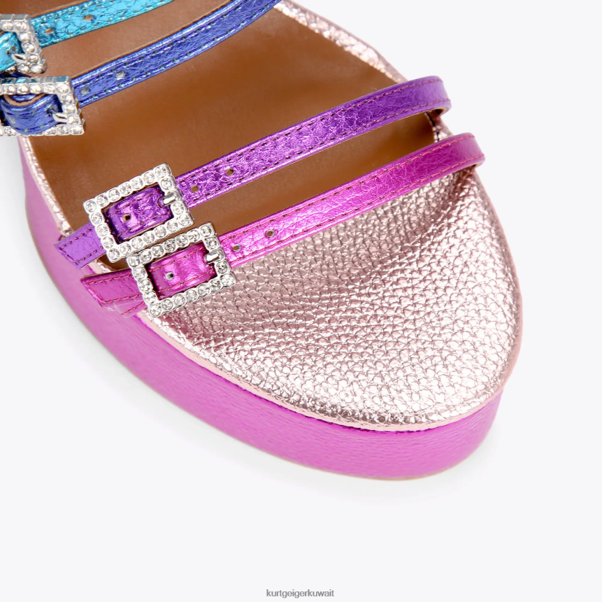 كيلووات Kurt Geiger نحيف لندن بييرا منصة عالية متعددة / أخرى X06PDH161 | أحذية