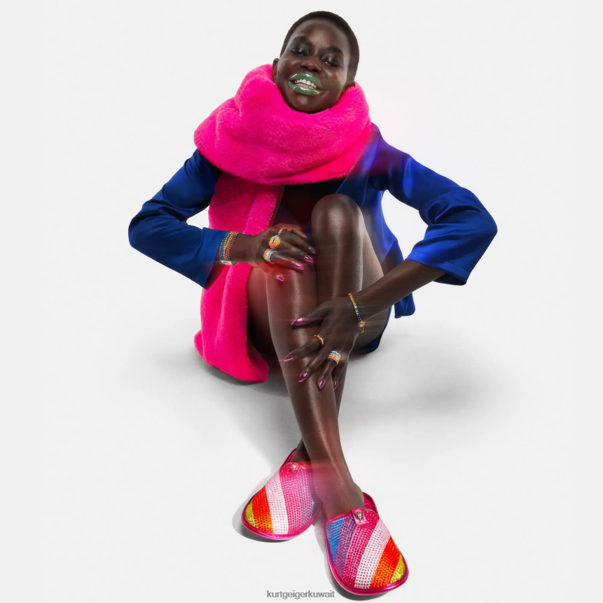 كيلووات Kurt Geiger نحيف لندن كنسينغتون شبشب متعددة / أخرى X06PDH162 | أحذية