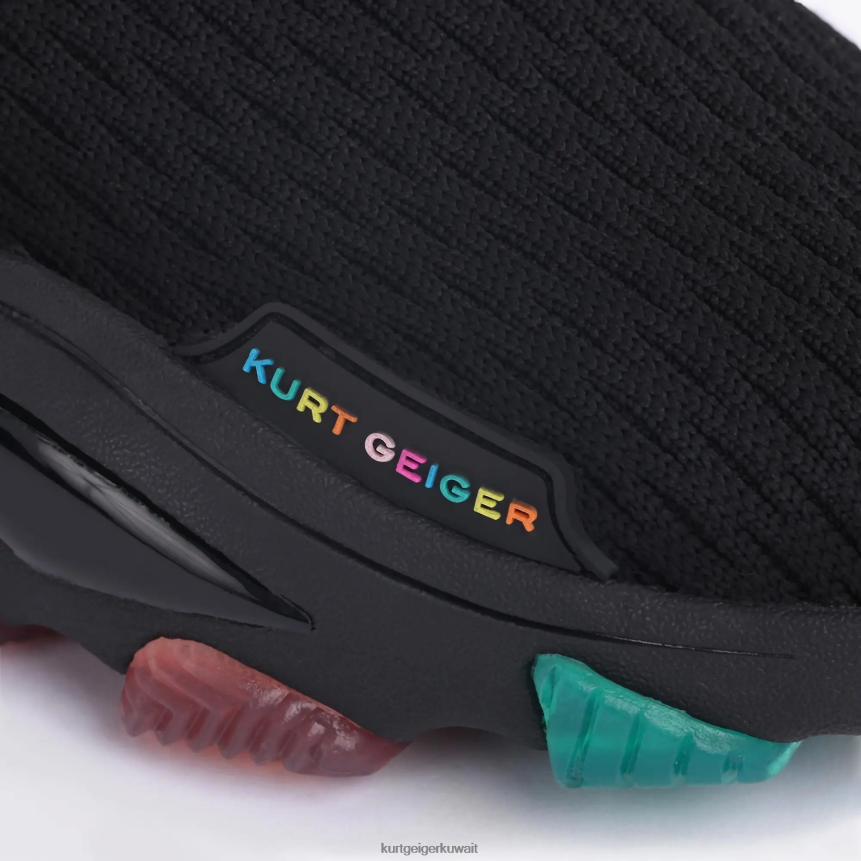 كيلووات Kurt Geiger نحيف جورب متماسك من لندن ليتي مزيج أسود X06PDH167 | أحذية