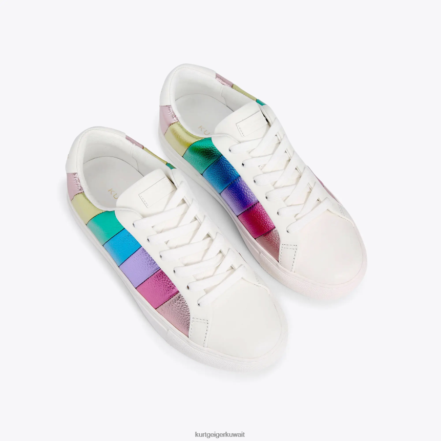 كيلووات Kurt Geiger نحيف شريط حارة لندن مزيج معدني X06PDH169 | أحذية