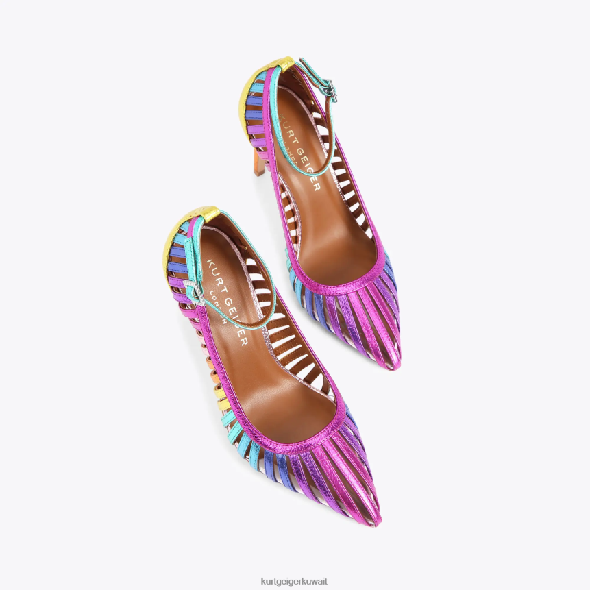كيلووات Kurt Geiger نحيف محكمة لندن بييرا متعددة / أخرى X06PDH174 | أحذية