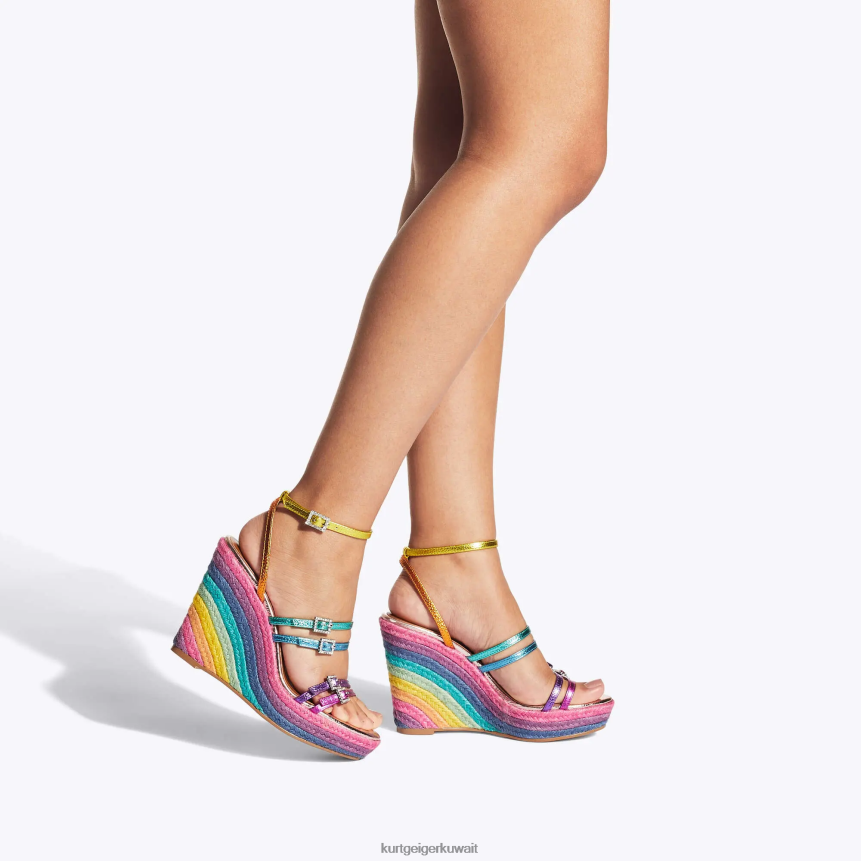 كيلووات Kurt Geiger نحيف إسفين بييرا لندن متعددة / أخرى X06PDH191 | أحذية