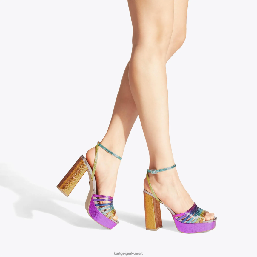 كيلووات Kurt Geiger نحيف صندل منصة بييرا لندن متعددة / أخرى X06PDH193 | أحذية
