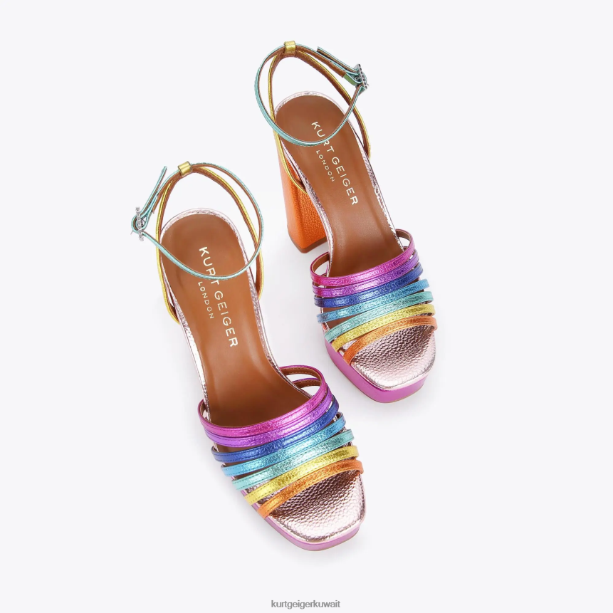 كيلووات Kurt Geiger نحيف صندل منصة بييرا لندن متعددة / أخرى X06PDH193 | أحذية