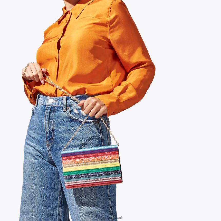 كيلووات Kurt Geiger نحيف مغلف حفلة لندن متعددة / أخرى X06PDH197 | أكياس