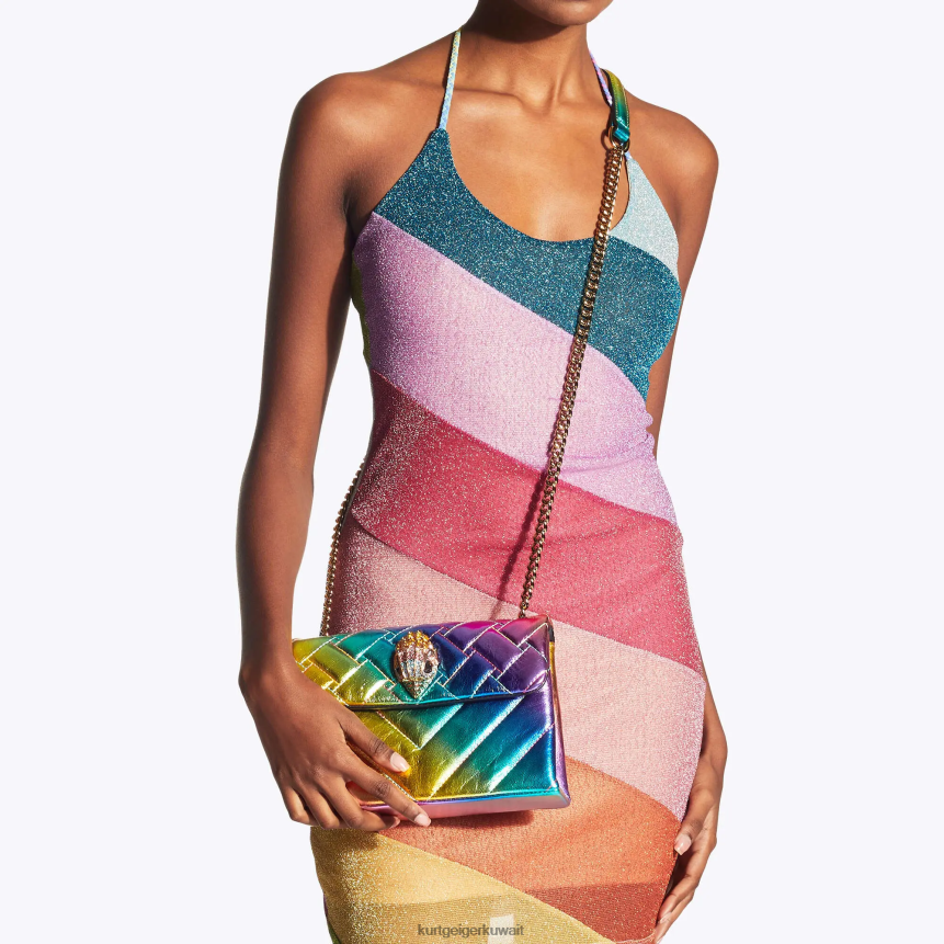 كيلووات Kurt Geiger نحيف حقيبة لندن الجلدية كنسينغتون متعددة / أخرى X06PDH19 | أكياس