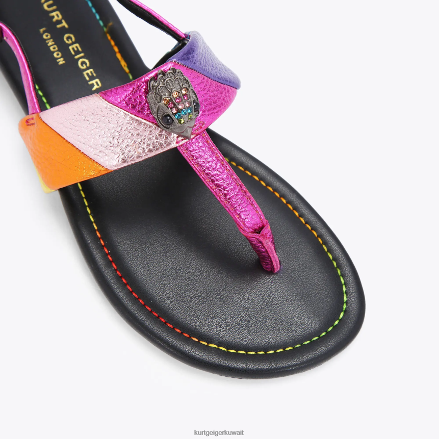 كيلووات Kurt Geiger أطفال صندل لندن ميني كنسينغتون تي متعددة / أخرى X06PDH226 | أحذية