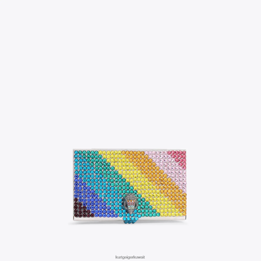 كيلووات Kurt Geiger نحيف حالة بطاقة كريستال لندن متعددة / أخرى X06PDH230 | أكياس
