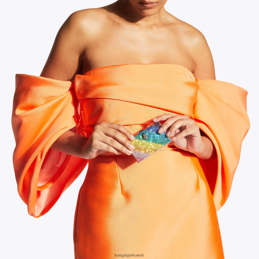 كيلووات Kurt Geiger نحيف حالة بطاقة كريستال لندن متعددة / أخرى X06PDH230 | أكياس