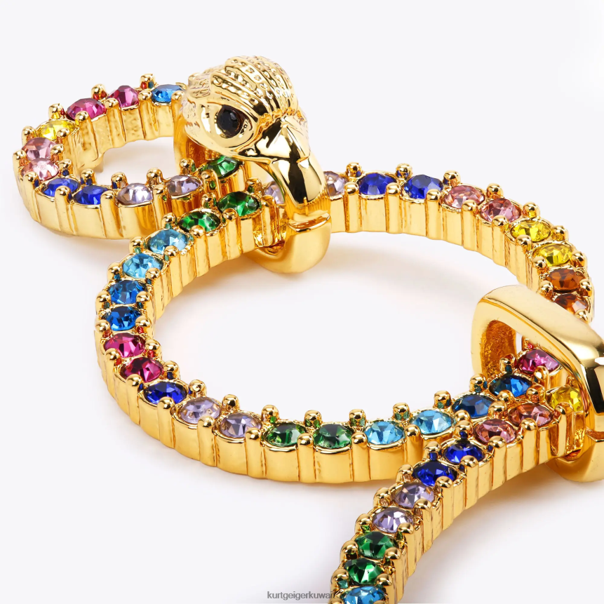 كيلووات Kurt Geiger نحيف لندن أقراط دائرة مزدوجة متعددة / أخرى X06PDH235 | مُكَمِّلات