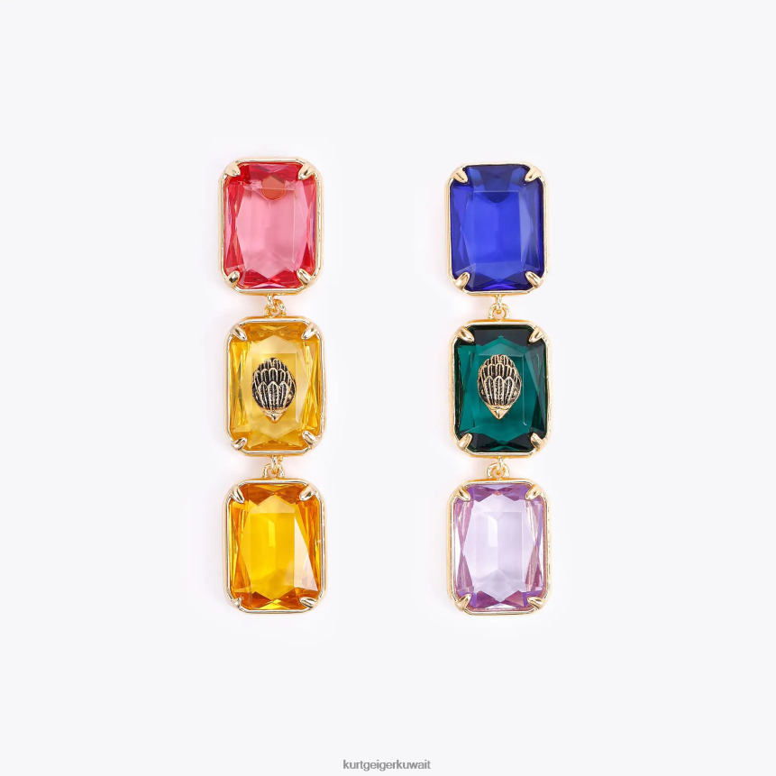 كيلووات Kurt Geiger نحيف لندن مستطيل الحجر الخطي آخر X06PDH236 | مُكَمِّلات