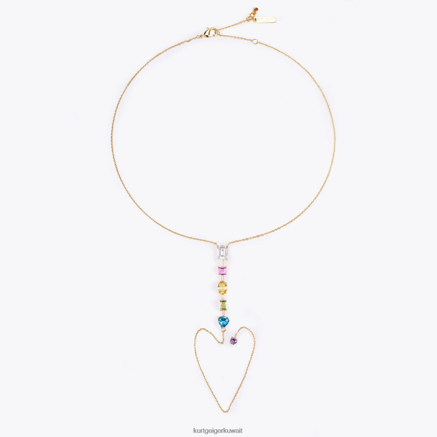كيلووات Kurt Geiger نحيف لندن قوس قزح مزيج قلادة متعددة / أخرى X06PDH239 | مُكَمِّلات