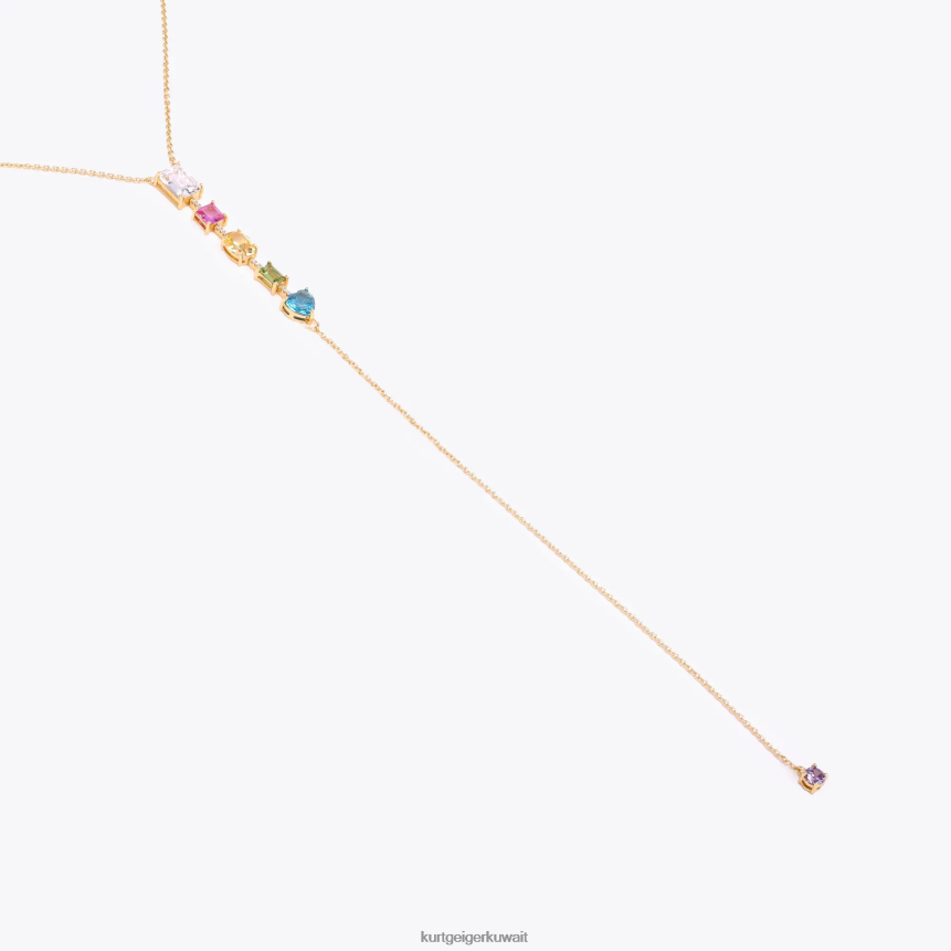 كيلووات Kurt Geiger نحيف لندن قوس قزح مزيج قلادة متعددة / أخرى X06PDH239 | مُكَمِّلات