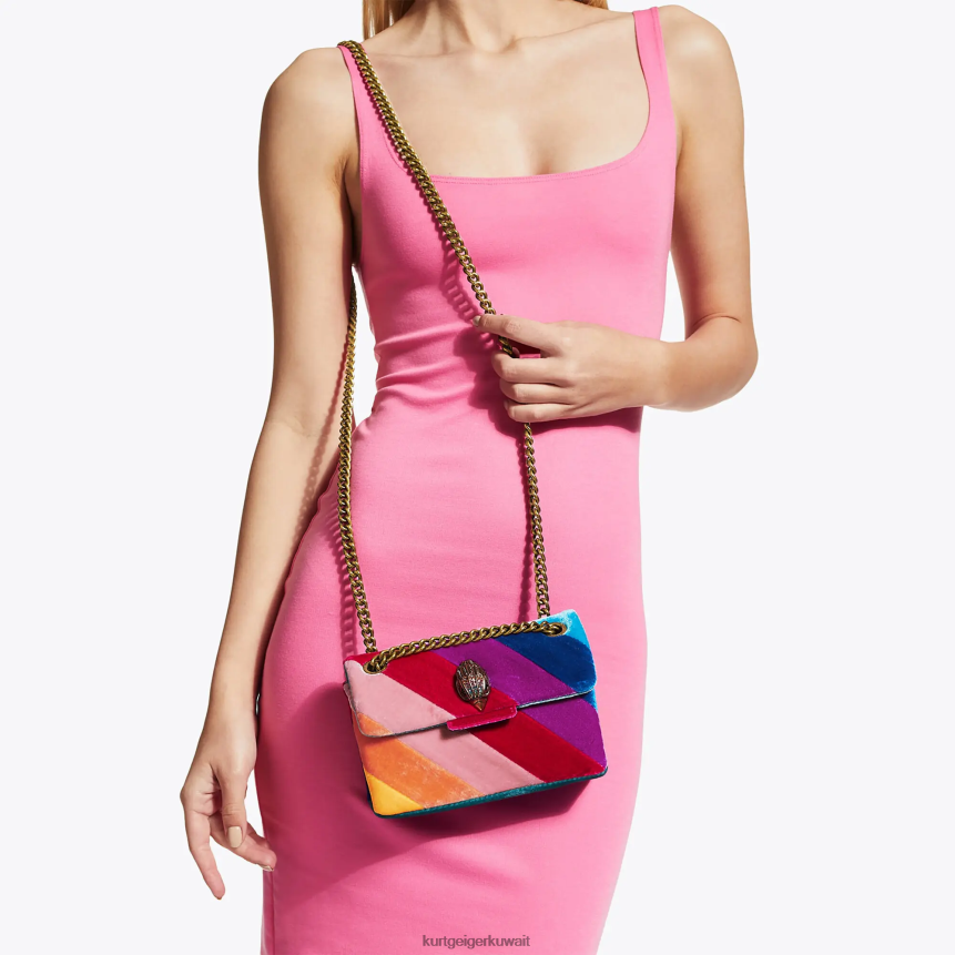 كيلووات Kurt Geiger نحيف لندن فيلفيت ميني كنسينغتون متعددة / أخرى X06PDH24 | أكياس