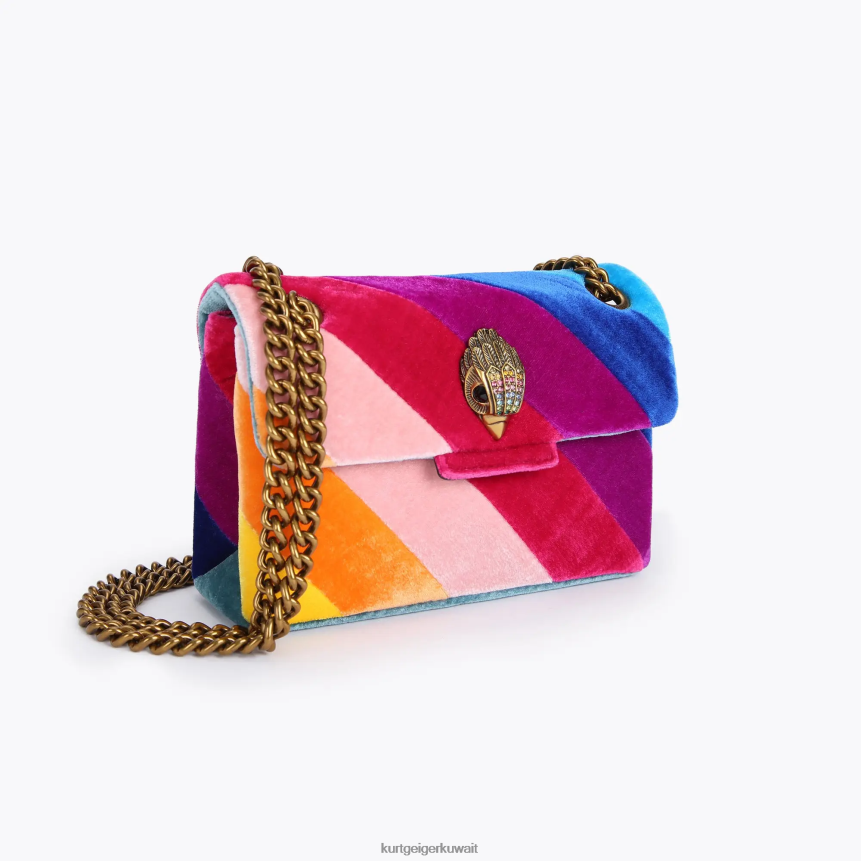 كيلووات Kurt Geiger نحيف لندن فيلفيت ميني كنسينغتون متعددة / أخرى X06PDH24 | أكياس