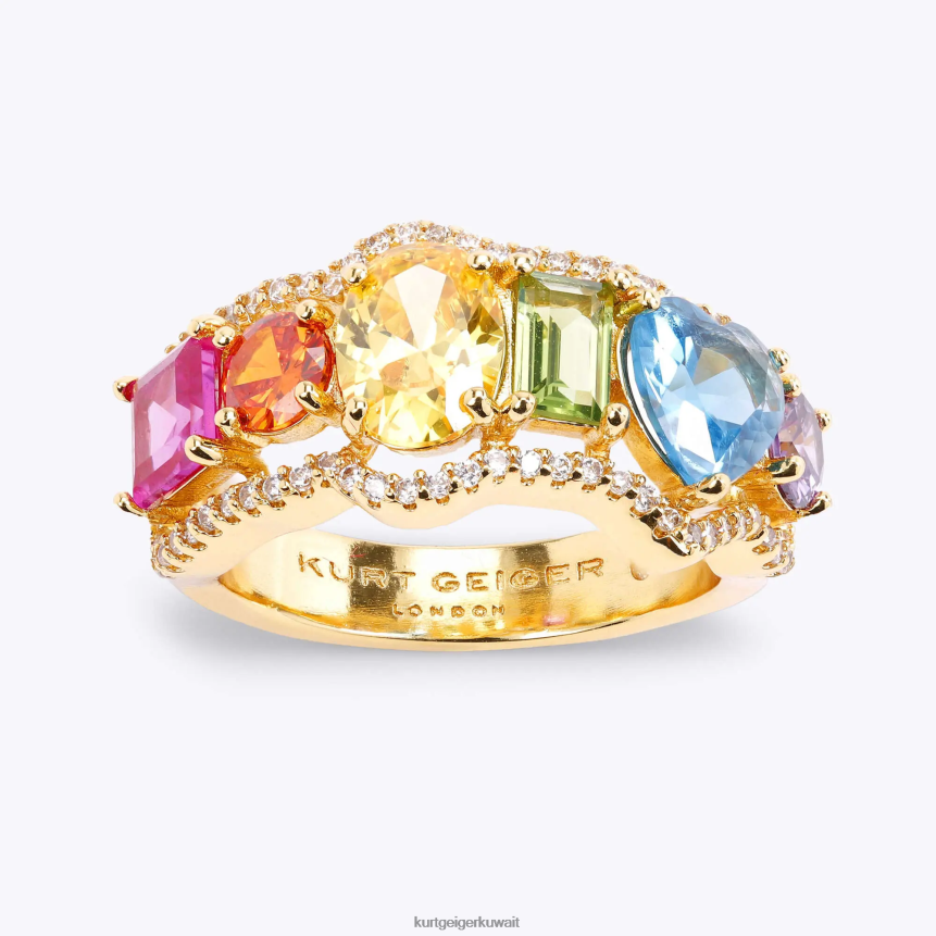 كيلووات Kurt Geiger نحيف لندن قوس قزح مزيج الدائري متعددة / أخرى X06PDH250 | مُكَمِّلات