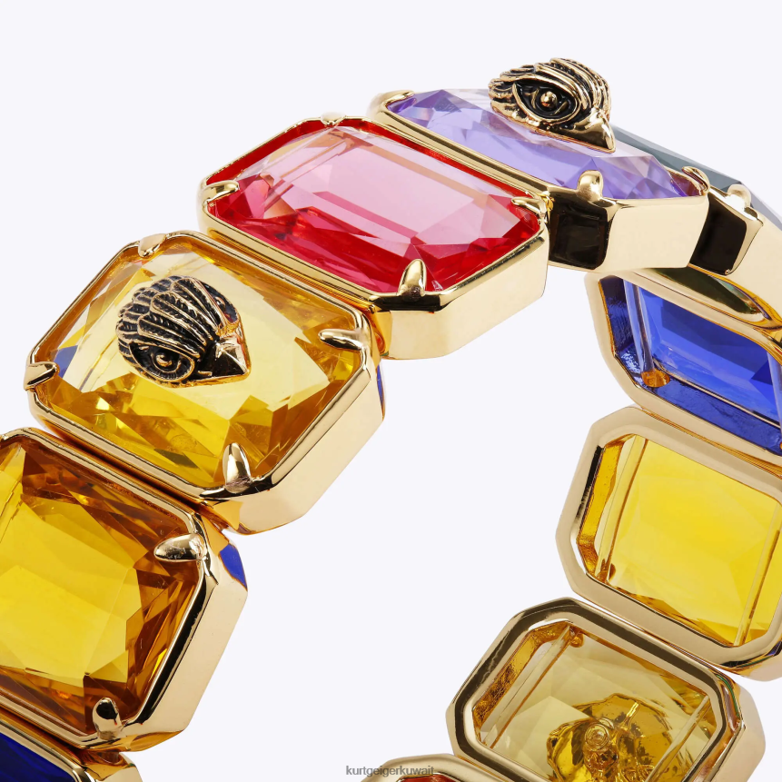 كيلووات Kurt Geiger نحيف لندن المستطيل الحجر الإسورة آخر X06PDH253 | مُكَمِّلات